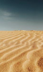 Preview wallpaper sand, desert, horizon, sky
