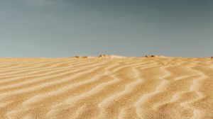 Preview wallpaper sand, desert, horizon, sky