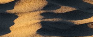 Preview wallpaper sand, desert, sandy, shadow, texture