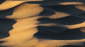 Preview wallpaper sand, desert, sandy, shadow, texture