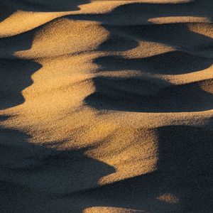 Preview wallpaper sand, desert, sandy, shadow, texture