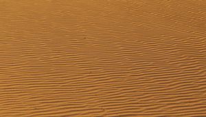 Preview wallpaper sand, desert, surface, waves, texture, brown