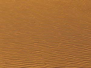 Preview wallpaper sand, desert, surface, waves, texture, brown