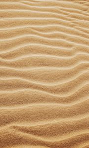 Preview wallpaper sand, desert, texture, waves