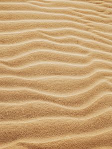 Preview wallpaper sand, desert, texture, waves