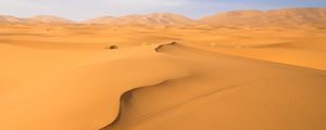 Preview wallpaper sand, desert, traces, hills, dunes