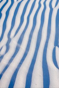 Preview wallpaper sand, desert, traces, waves, stripes, lines