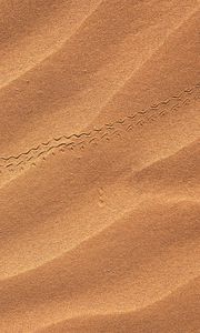Preview wallpaper sand, desert, trail, dunes