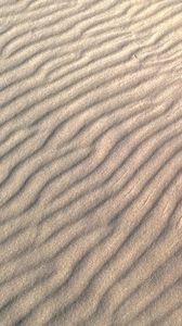 Preview wallpaper sand, desert, waves, relief, texture