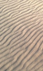Preview wallpaper sand, desert, waves, relief, texture