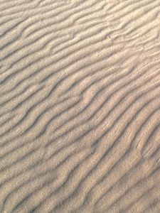 Preview wallpaper sand, desert, waves, relief, texture