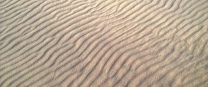 Preview wallpaper sand, desert, waves, relief, texture