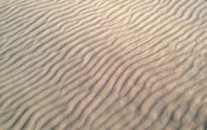 Preview wallpaper sand, desert, waves, relief, texture