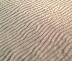 Preview wallpaper sand, desert, waves, relief, texture