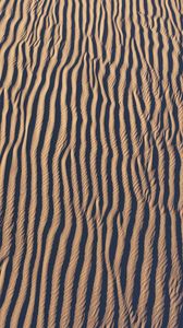 Preview wallpaper sand, desert, wavy, waves, texture
