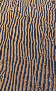 Preview wallpaper sand, desert, wavy, waves, texture