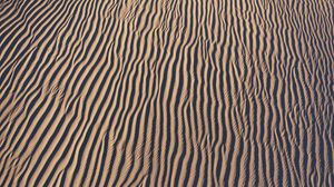 Preview wallpaper sand, desert, wavy, waves, texture