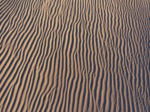 Preview wallpaper sand, desert, wavy, waves, texture