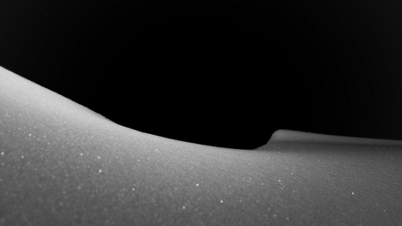 Wallpaper sand, dunes, bw, glitter