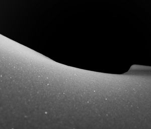 Preview wallpaper sand, dunes, bw, glitter