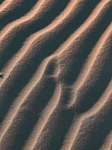 Preview wallpaper sand, dunes, desert, relief