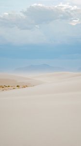 Preview wallpaper sand, dunes, desert, dust, sky