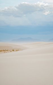 Preview wallpaper sand, dunes, desert, dust, sky