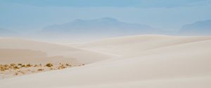 Preview wallpaper sand, dunes, desert, dust, sky
