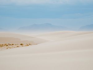 Preview wallpaper sand, dunes, desert, dust, sky