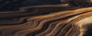 Preview wallpaper sand, dunes, relief, dark, nature