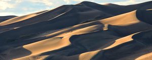 Preview wallpaper sand, hill, dunes, tree