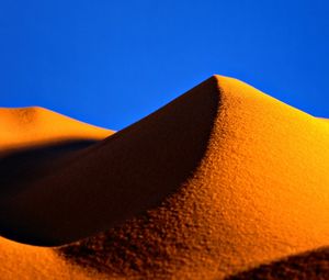 Preview wallpaper sand, hill, yellow, shadow