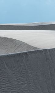 Preview wallpaper sand, hills, dunes, horizon, sky