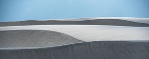 Preview wallpaper sand, hills, dunes, horizon, sky