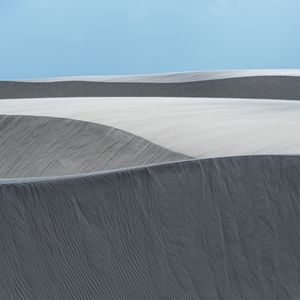 Preview wallpaper sand, hills, dunes, horizon, sky