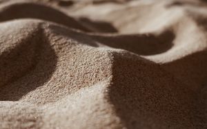 Preview wallpaper sand, macro, closeup, texture, wavy