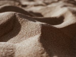 Preview wallpaper sand, macro, closeup, texture, wavy