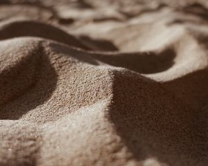 Preview wallpaper sand, macro, closeup, texture, wavy