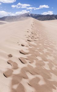 Preview wallpaper sand, mountain, rock, nature