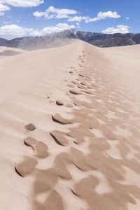 Preview wallpaper sand, mountain, rock, nature