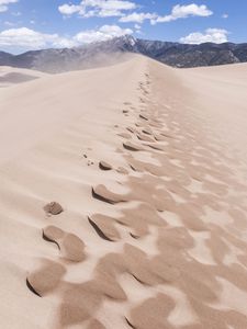 Preview wallpaper sand, mountain, rock, nature