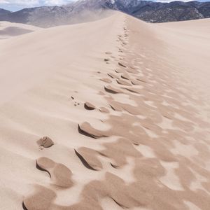 Preview wallpaper sand, mountain, rock, nature