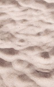 Preview wallpaper sand, particles, waves, texture, brown