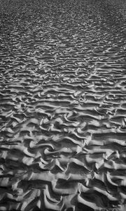 Preview wallpaper sand, relief, desert, shadow, bw