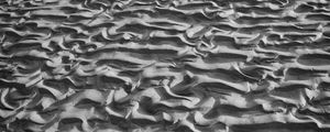 Preview wallpaper sand, relief, desert, shadow, bw