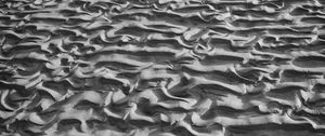 Preview wallpaper sand, relief, desert, shadow, bw