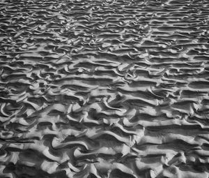 Preview wallpaper sand, relief, desert, shadow, bw