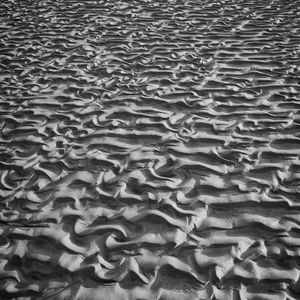 Preview wallpaper sand, relief, desert, shadow, bw