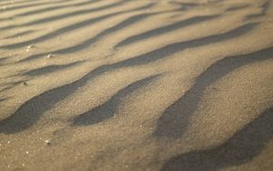 Preview wallpaper sand, relief, macro, desert