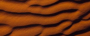 Preview wallpaper sand, relief, waves, surface, brown
